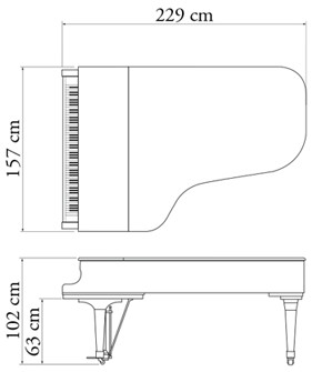 Kích thước Kawai GX-7