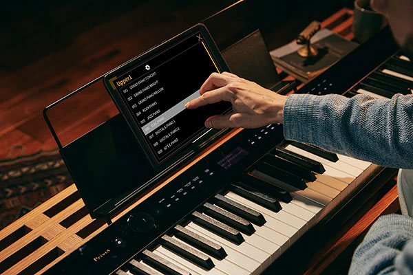 dan piano dien casio px s3100 ket noi app