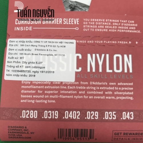 day classic daddario ej27n 3